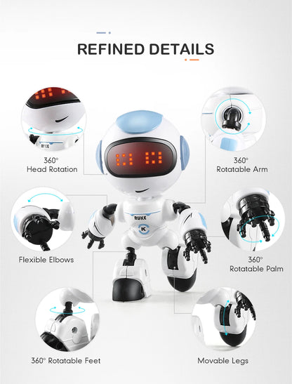Hot Sale JJRC R9 RC Robot Ruby Touch Control DIY Gesture Mini Smart Robot Wholesales Cute Dancing Toy for Kids Gifts