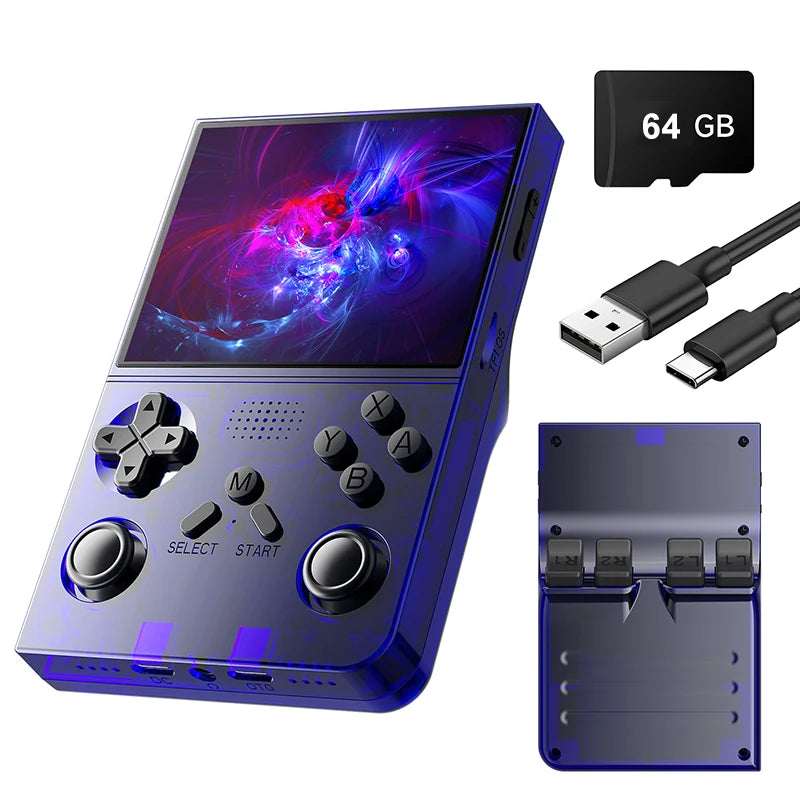 Free Shipping Retro Handheld Game Console Linux Handheld Pocket Video Games Player Drop Shipping Handheld Retro Game Console