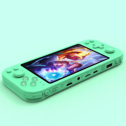 New GR3000 Handheld Game Console 5.1 Inch HD Screen Retro Game Cheap Children's Gifts Support Two-Player Games Expandable 64G