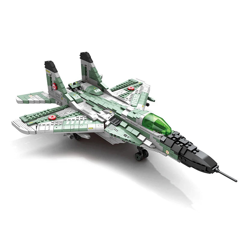 Military Series Chinese Aircraft Carrier Aviation Mig29 Large Fighter Puzzle Assembled Plastic 1:20 Scale Aircraft Model