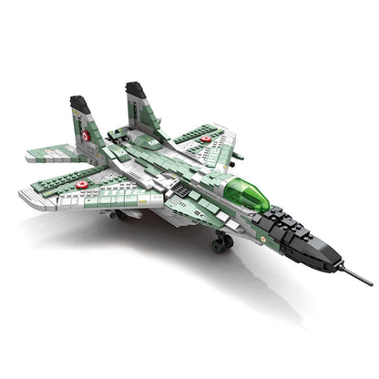 Military Series Chinese Aircraft Carrier Aviation Mig29 Large Fighter Puzzle Assembled Plastic 1:20 Scale Aircraft Model