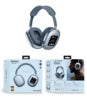 MAX600  New Wireless Over-Ear Bt Headphones with RGB Digital Display Screen Earphones and TF Card Gaming TWS HIFI Music