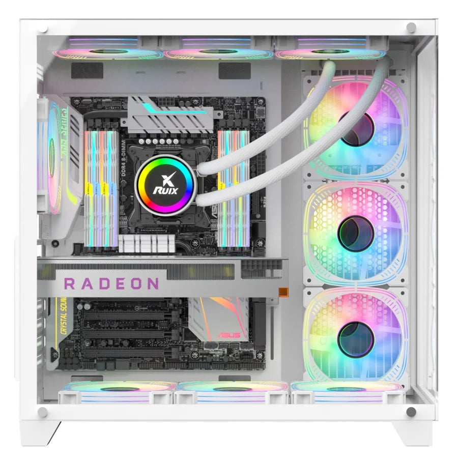 Popular 2024 Low Price PC Cases Full Tower Gaming ATX Gamer Cabinet Computer PC Case Casing for Desktop