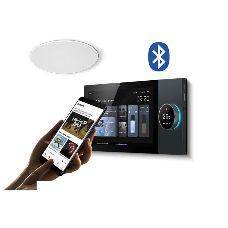 7 Inch Tuya Alexa Smart Home Control Touch Screen Multi-Function Music Host Zigbee Gateway Home Automation with Voice Control
