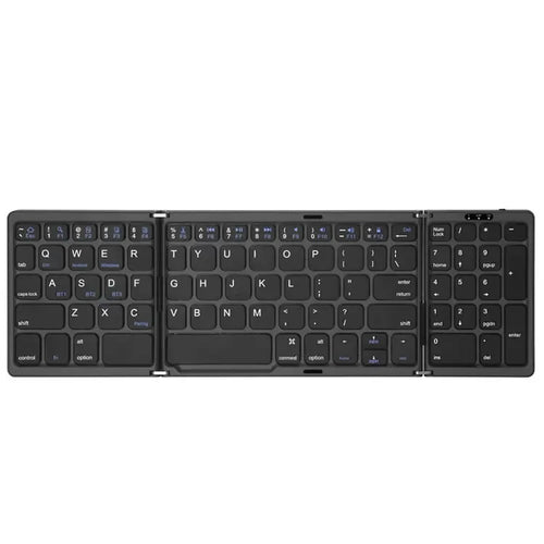 Ultra-Thin Portable Slim Wireless BT Gaming Keyboard Estilo Caliente Foldable Touchpad for Tablet PC Ultra-Slim Folding Keyboard
