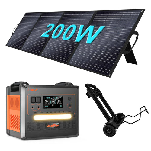 Solarplay, High Capacity 2500W Energy Storage Mobile Power, Solar Power Station