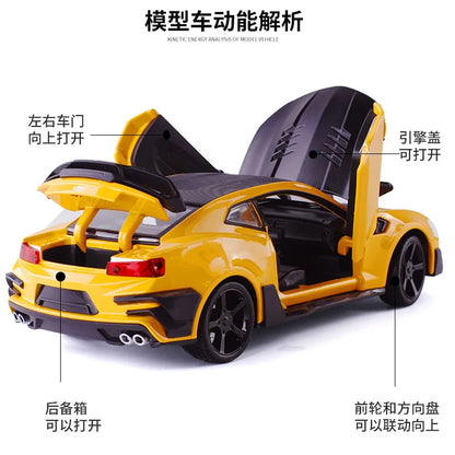 Hot Sale Diecast 1:24 Hornet Sports Car Models Children Birthday Gift Car Toys Metal Model