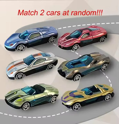 Track Car Toy 5 Floors Racing Track Sliding Car Parking Garage Toy for Kids Car Parking Garage Toy