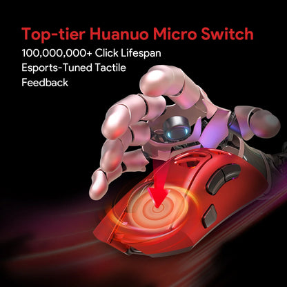 G11 Wireless Mouse 3-mode 22000dpi 1000hz 2.4GHz BT Light Weight Mice RGB PAW3311Office Gaming Mouse Custom PC Accessories Gift