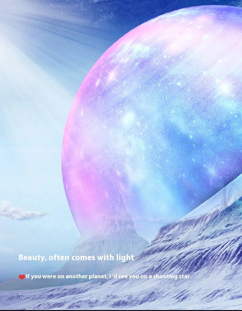 High-End Saturn for Bluetooth Gaming Speakers for Your Girlfriend Color-Changing Night Light Battery-Powered with Gift Included
