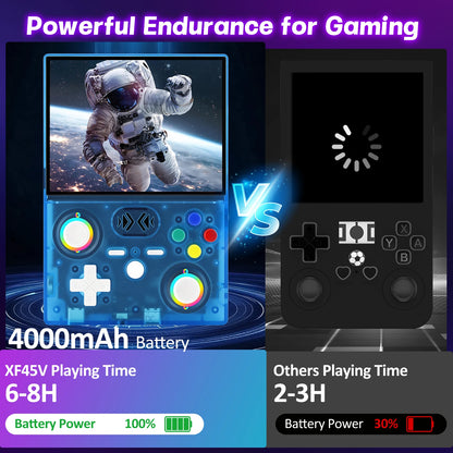 XF45V 4.5 Inch IPS Screen Handheld Gaming Player Linux System Portable Retro Handheld Game Console