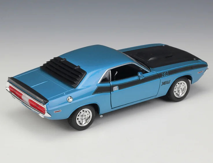 Welly 1:24 1970 DODGE Challenger T/A Simulation Alloy Car Model Diecast Toy Vehicles