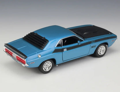 Welly 1:24 1970 DODGE Challenger T/A Simulation Alloy Car Model Diecast Toy Vehicles