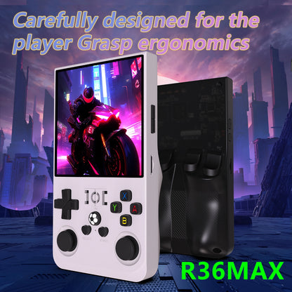 US Stock R36 MAX Retro 4 Inch IPS Screen Handheld Gaming Players RK3326 Linux OS 4000mAh Battery Portable Handheld Game Console