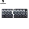 Zornher ST68 Black Polar Day Split Type Mechanical Keyboard 2.4Ghz Wireless RGB Backlit Programmable USB Type-C Interface Gaming