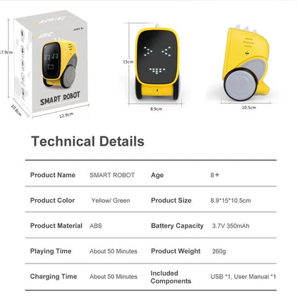 Intelligent Kids Toys Ai Educational Smart Robot   Remotely Programmed Robot  Touch Gesture Control Voice Robot Ai Toys for Kids