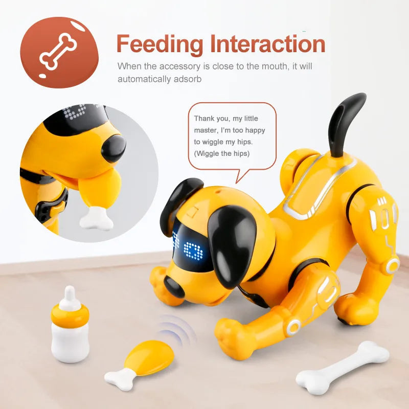RC Robot Intelligent Robot Dog Educational Stunt Robot Animal Toys Gifts