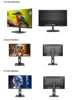 540Hz Esports Gaming PC Monitor, 27 Inch 2K 4K Frameless LED Display, 1ms Response 100% sRGB Low Blue Light Pro Gamer Screen