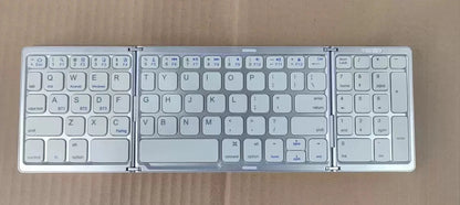 Ultra-Thin Portable Slim Wireless BT Gaming Keyboard Estilo Caliente Foldable Touchpad for Tablet PC Ultra-Slim Folding Keyboard