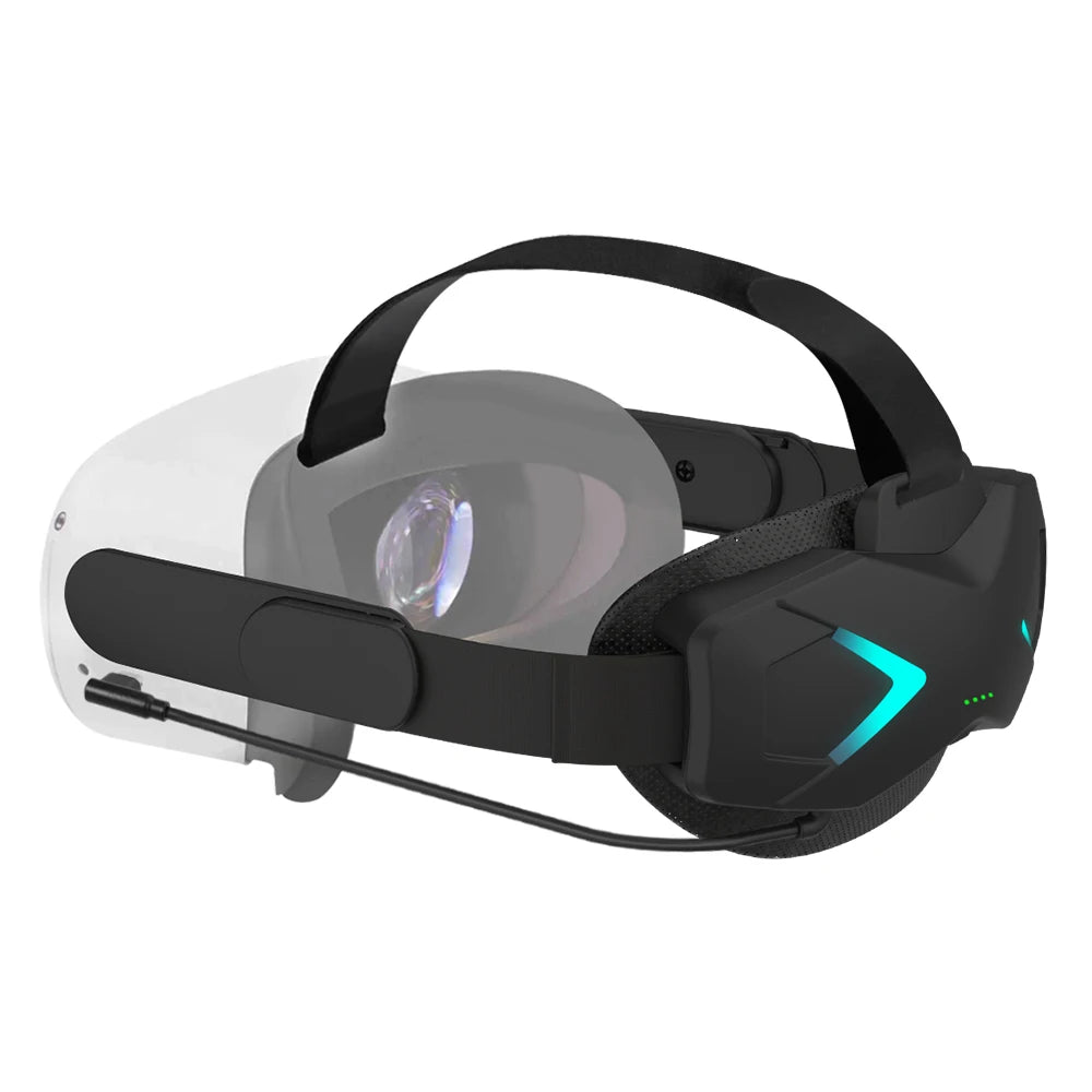 E-sports Mobile Power Regulating Headwear Without Pressing Face VR Charging Headset Adapter for Oculus Quest 2 VR