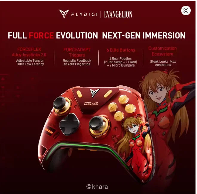Flydigi APEX 5 EVA Wireless Gaming Controller Co-branded Gamepad for PC/Switch/Phone/TV/Tablet - Global Version