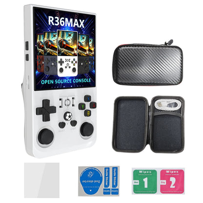 US Stock R36 MAX Retro 4 Inch IPS Screen Handheld Gaming Players RK3326 Linux OS 4000mAh Battery Portable Handheld Game Console
