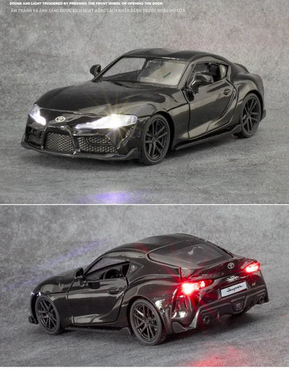 RMZ 1/32 TO YOTA Supra Alloy Car Model Furnishing Articles With Base