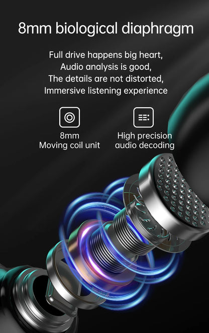 Mech Style DX07 Gaming TWS Earphone BT 5.3 RGB Led Light Digital Auriculares Audifonos HIFI Headphone DX-07 True Wireless Earbud