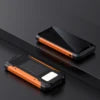 30000mAh Large Capacity Led Light Portable Solar Power Bank Dual Usb TYPE-C 3 Output Solar Charger Mobile Power Bank