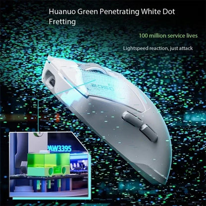Inphic IN10 3D Ergonomic Lightweight Rechargeable for 2.4GHz Wireless Mouse Programmable 6 Buttons RGB Backlit Gaming