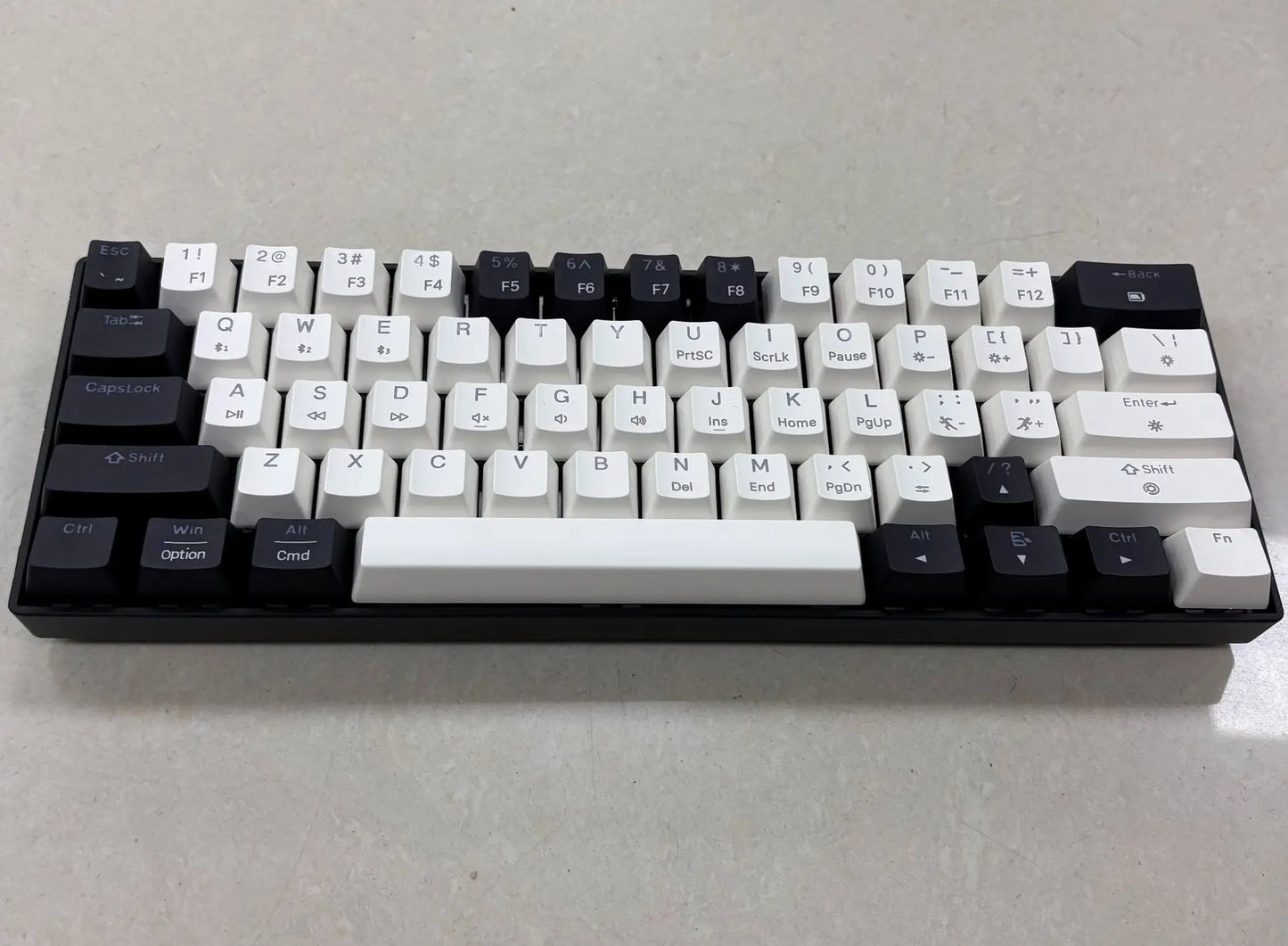 CK23 61-key Three-mode Mechanical Mini Keyboard Brown Switch E-sports Gaming Keyboard