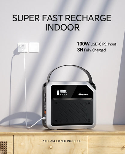 200W Power Bank US Stock Phone Power Supply Mobile Power Station