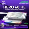 AULA HERO 68HE AIR INSTOCK 3-Mode Magnetic Switch Gaming Keyboard&Mouse E-sport Custom Mechanical Wired Keyboard Accessories