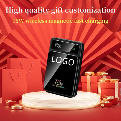 Thin Powerful Magnetic Power Bank 5000mah 15w Wireless PD 20W Fast Charging USB-C Output Battery Pack Mobile Power