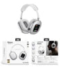 MAX600  New Wireless Over-Ear Bt Headphones with RGB Digital Display Screen Earphones and TF Card Gaming TWS HIFI Music