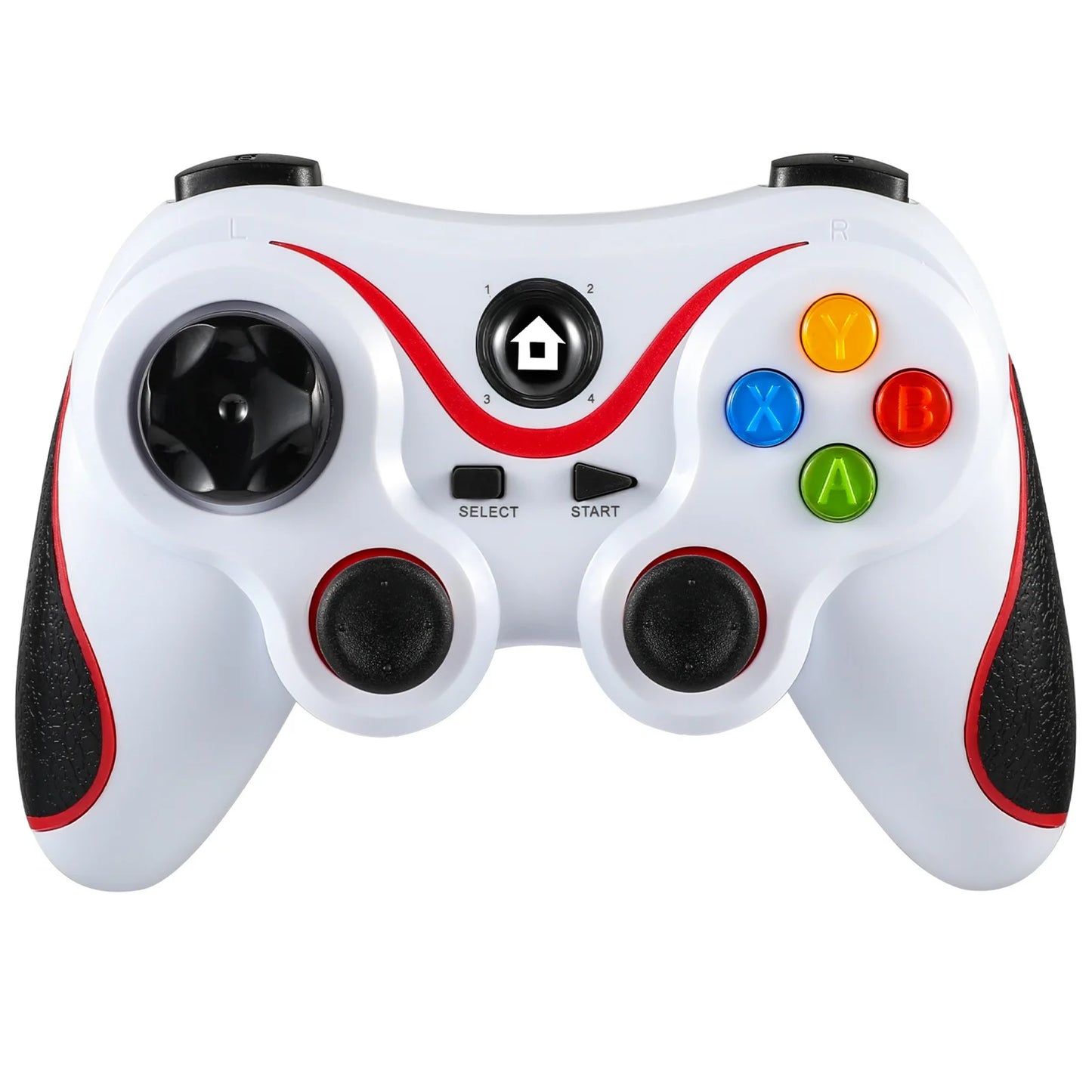 Hot Selling V8 BT Gamepad Wireless Gaming Controller Compatible with IOS Android Phone Holder