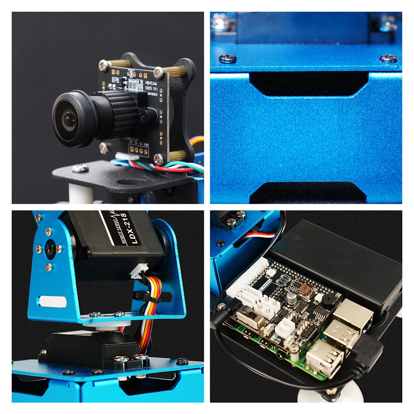 Smart AI Vision Robot Arm ArmPi Mini Powered by Raspberry Pi for Recognition, Tacking and Sorting