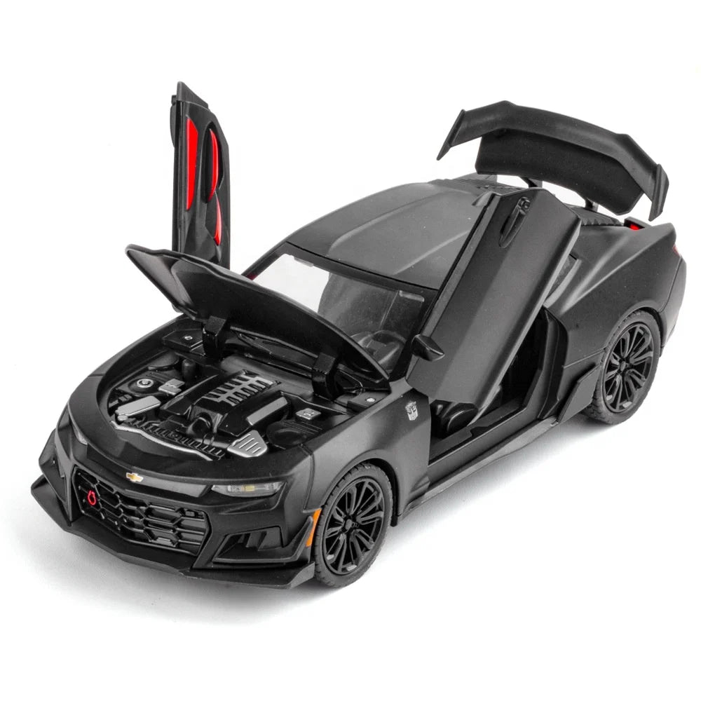 1:24 Scale American Movie Car Sports Car Die Cast Car Model Light Function Diecast Toy Vehicles  Creative Gifts