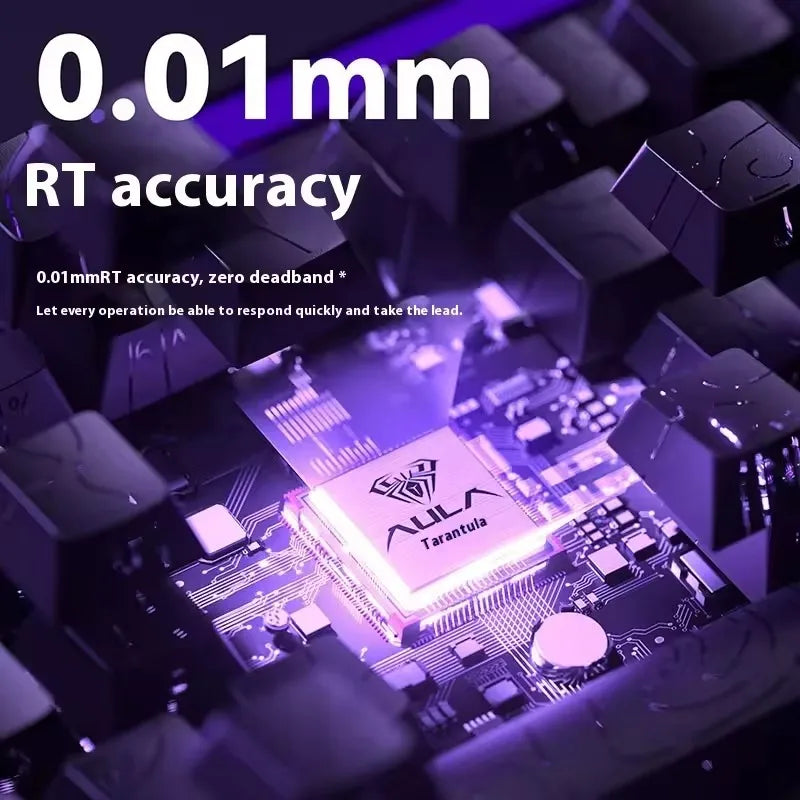 AULA HERO 68HE AIR INSTOCK 3-Mode Magnetic Switch Gaming Keyboard&Mouse E-sport Custom Mechanical Wired Keyboard Accessories