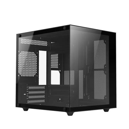 New Product Micro ATX Black Gaming PC Computer Case With Mid Tower Tempered Glass USB3.0 Cabinet PC Case