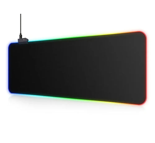 Futuristic Car RGB Stylish Cool Mouse Pad Gamer Black Mousepad Computer Desks Desk Mat PC Office Portable Keyboard Gaming Mats