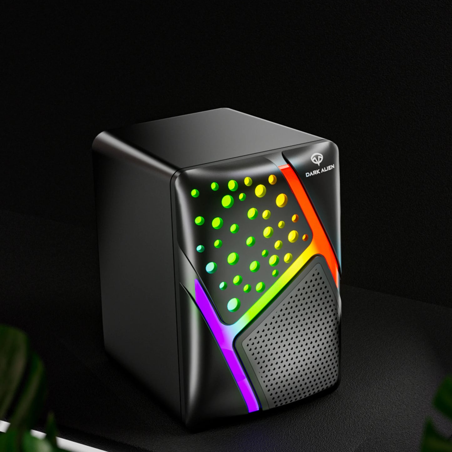 Hot Selling E-Sports Wired Speaker Mini Portable Desktop Laptop USB Multimedia Subwoofer RGB LED Lighting 2-Way Audio Gaming