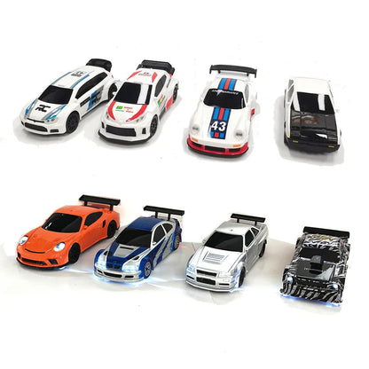 LVH RC 1:43 Scale 4WD 2.4G Remote-Controlled Plastic Racing Car for Adult Leisure Parties with Alkaline AAA Battery