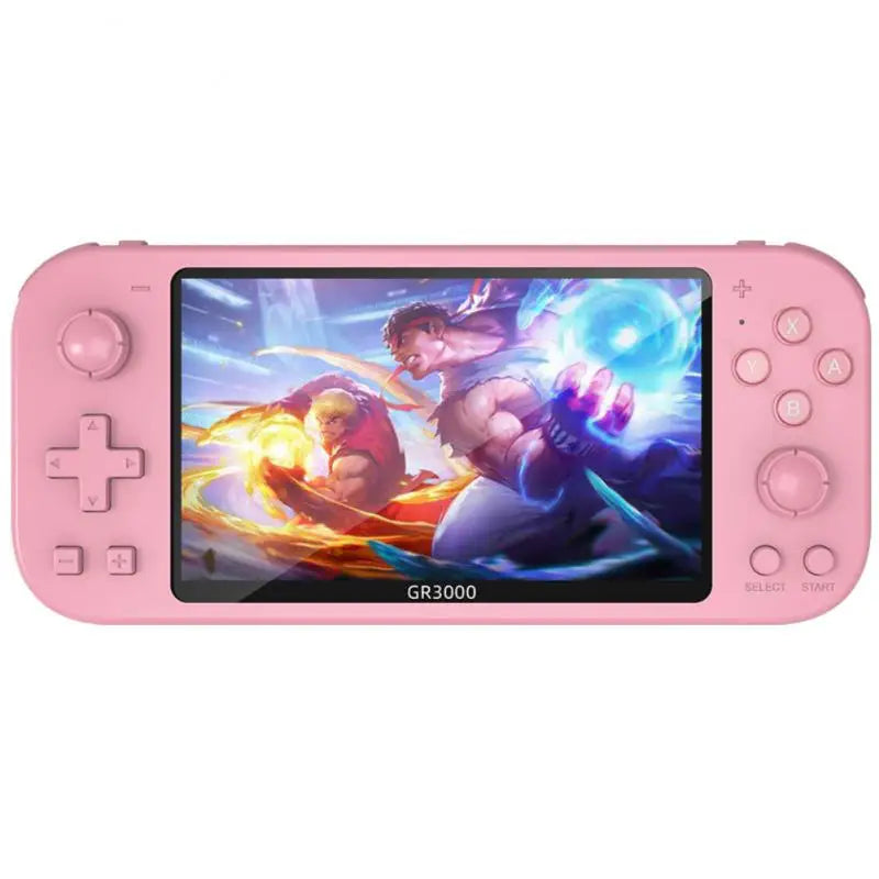 New GR3000 Handheld Game Console 5.1 Inch HD Screen Retro Game Cheap Children's Gifts Support Two-Player Games Expandable 64G
