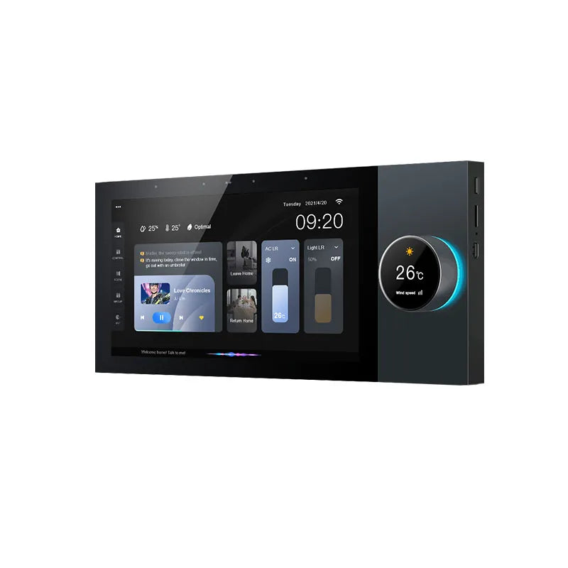 7 Inch Tuya Alexa Smart Home Control Touch Screen Multi-Function Music Host Zigbee Gateway Home Automation with Voice Control