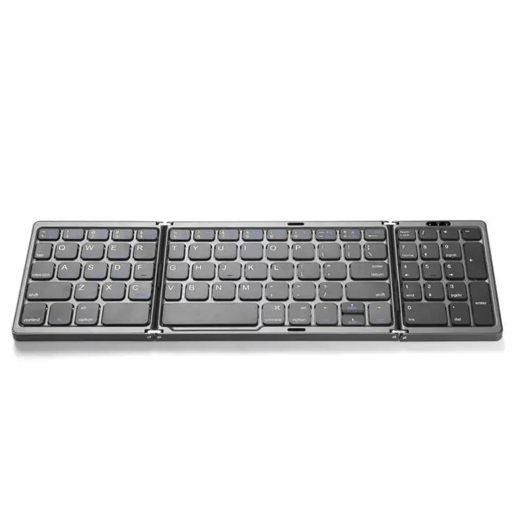 Ultra-Thin Portable Slim Wireless BT Gaming Keyboard Estilo Caliente Foldable Touchpad for Tablet PC Ultra-Slim Folding Keyboard