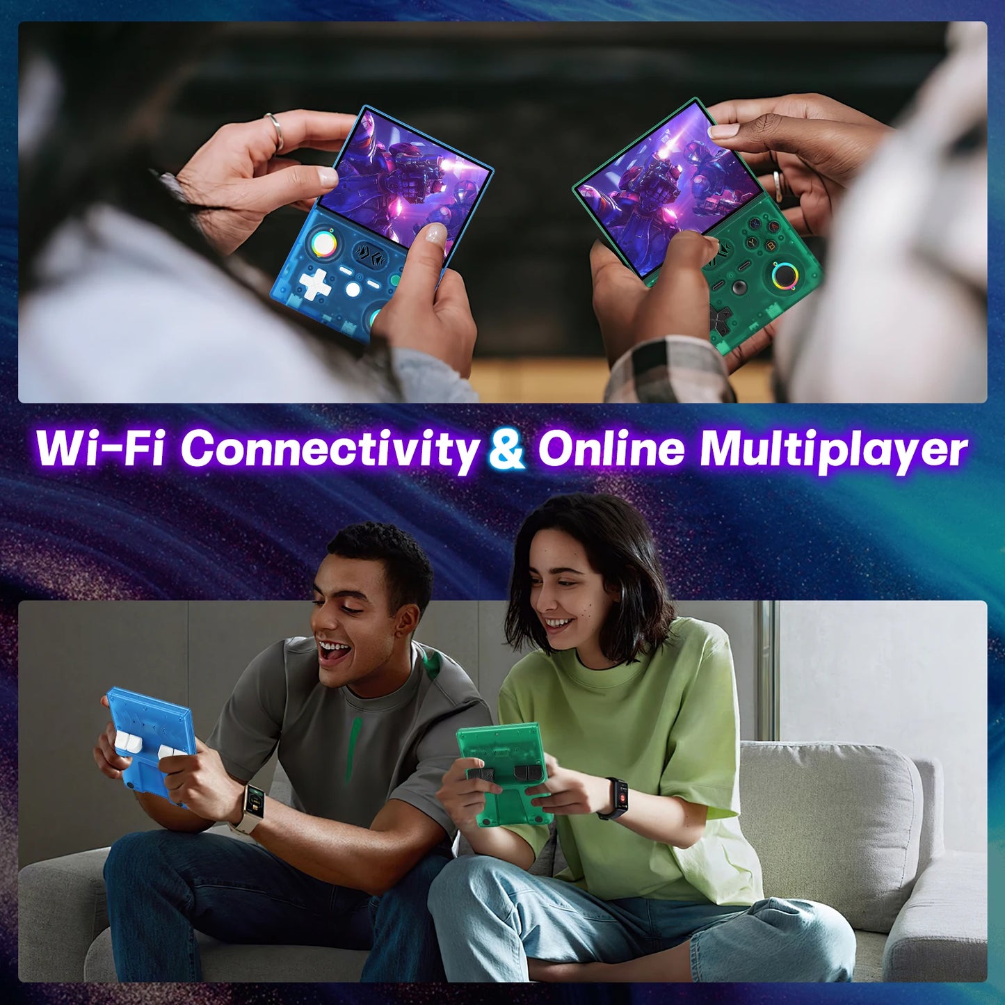 XF45V 4.5 Inch IPS Screen Handheld Gaming Player Linux System Portable Retro Handheld Game Console