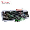 New Design RGB TF600 Gaming Keyboard and Mouse Combo,LED Backlight Mechanical Iron Feel Keyboard 4D Gaming Mouse Keyboard Set