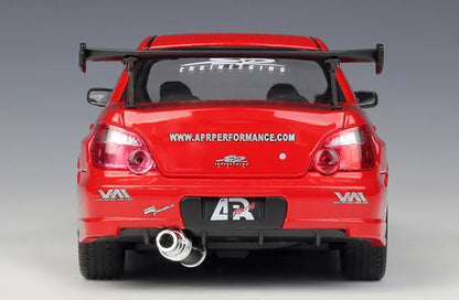 Welly 1:24 APR Sub-aru LMpreza Performance Alloy Car Model Diecast Toy Vehicles