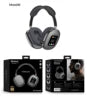 MAX600  New Wireless Over-Ear Bt Headphones with RGB Digital Display Screen Earphones and TF Card Gaming TWS HIFI Music